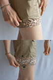 Garden shorts (tool pockets, adjustable length and waist) - S