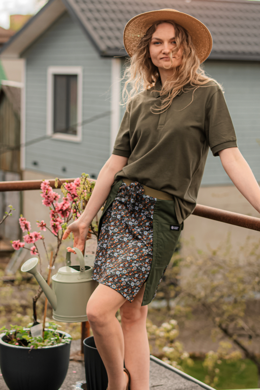 Skirt with shorts