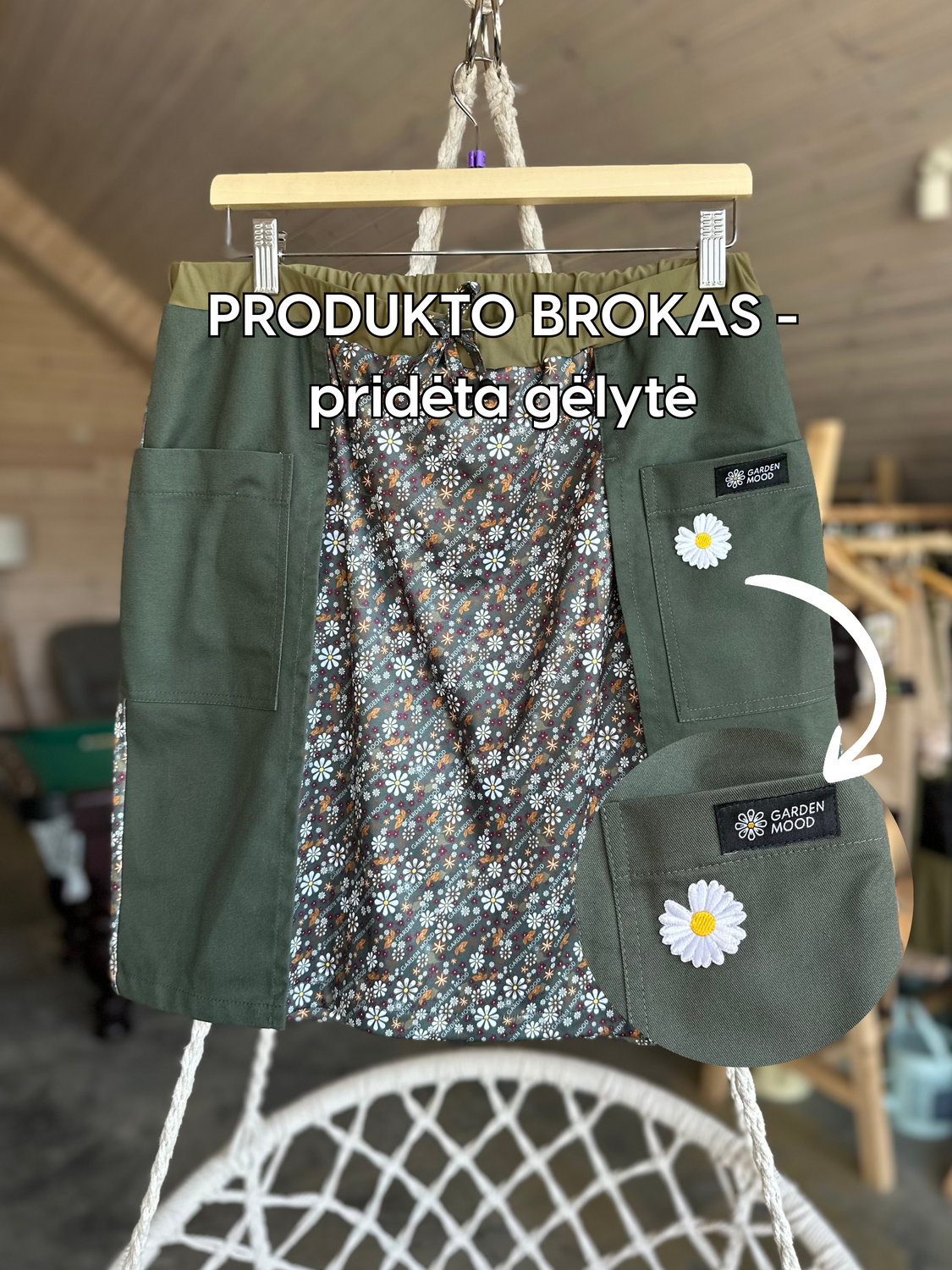 Sijonas su šortais su BROKU -  3XL