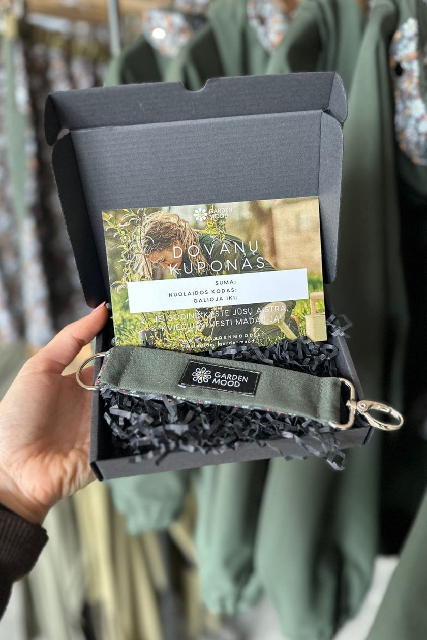 Coupon in a box with a surprise