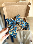 Large floral hair ribbon