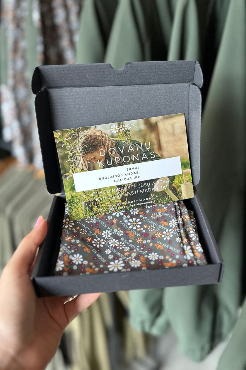Coupon in a box with a surprise
