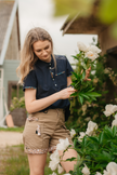 Garden shorts (tool pockets, adjustable length and waist) - S