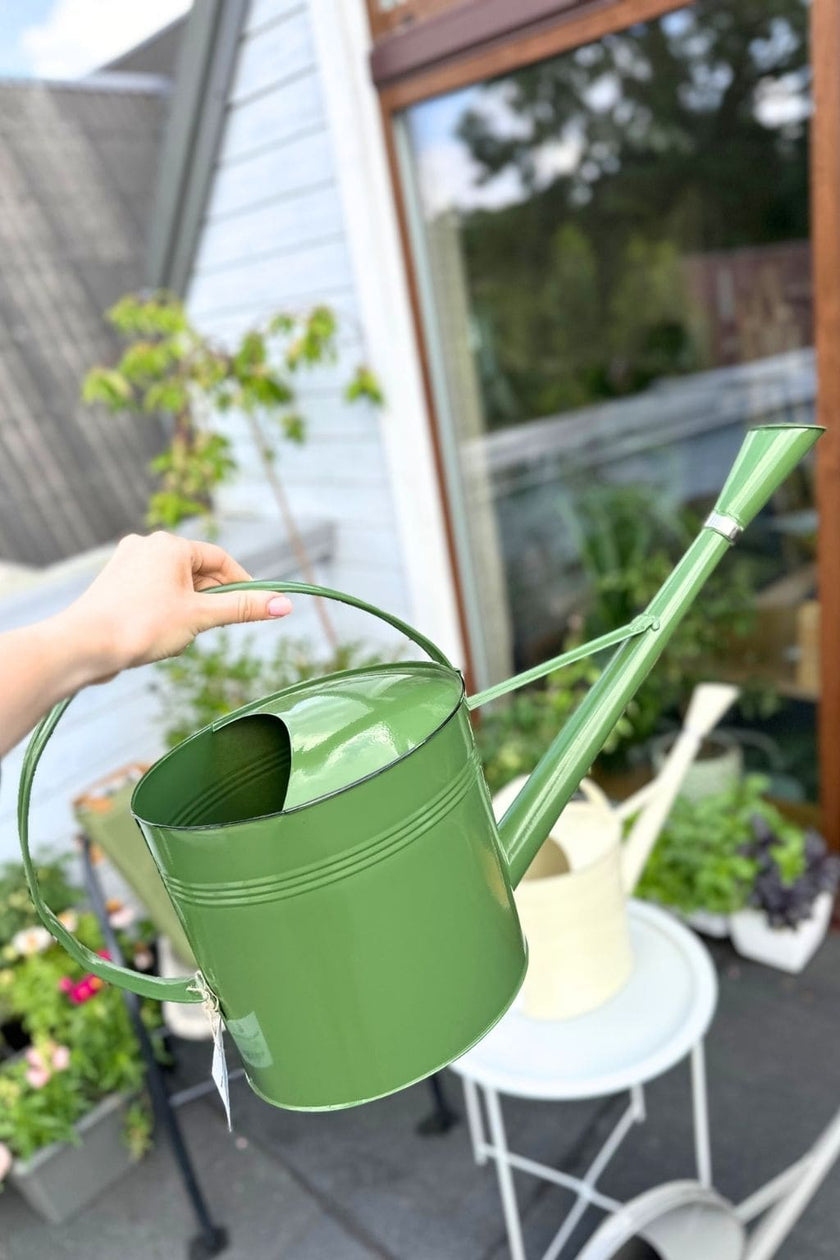 Watering can (metal, 7.7 l) - White