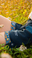 Garden shorts (tool pockets, adjustable length and waist) blue - S