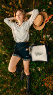 Garden shorts (tool pockets, adjustable length and waist) blue - S