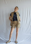 Garden shorts (tool pockets, adjustable length and waist) - S