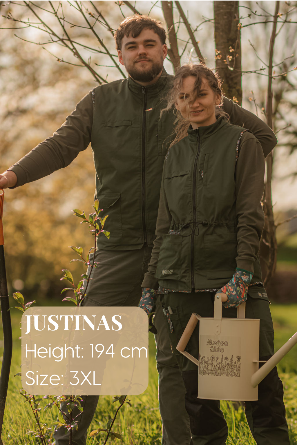 Men's Reversible Garden Vest with Pockets