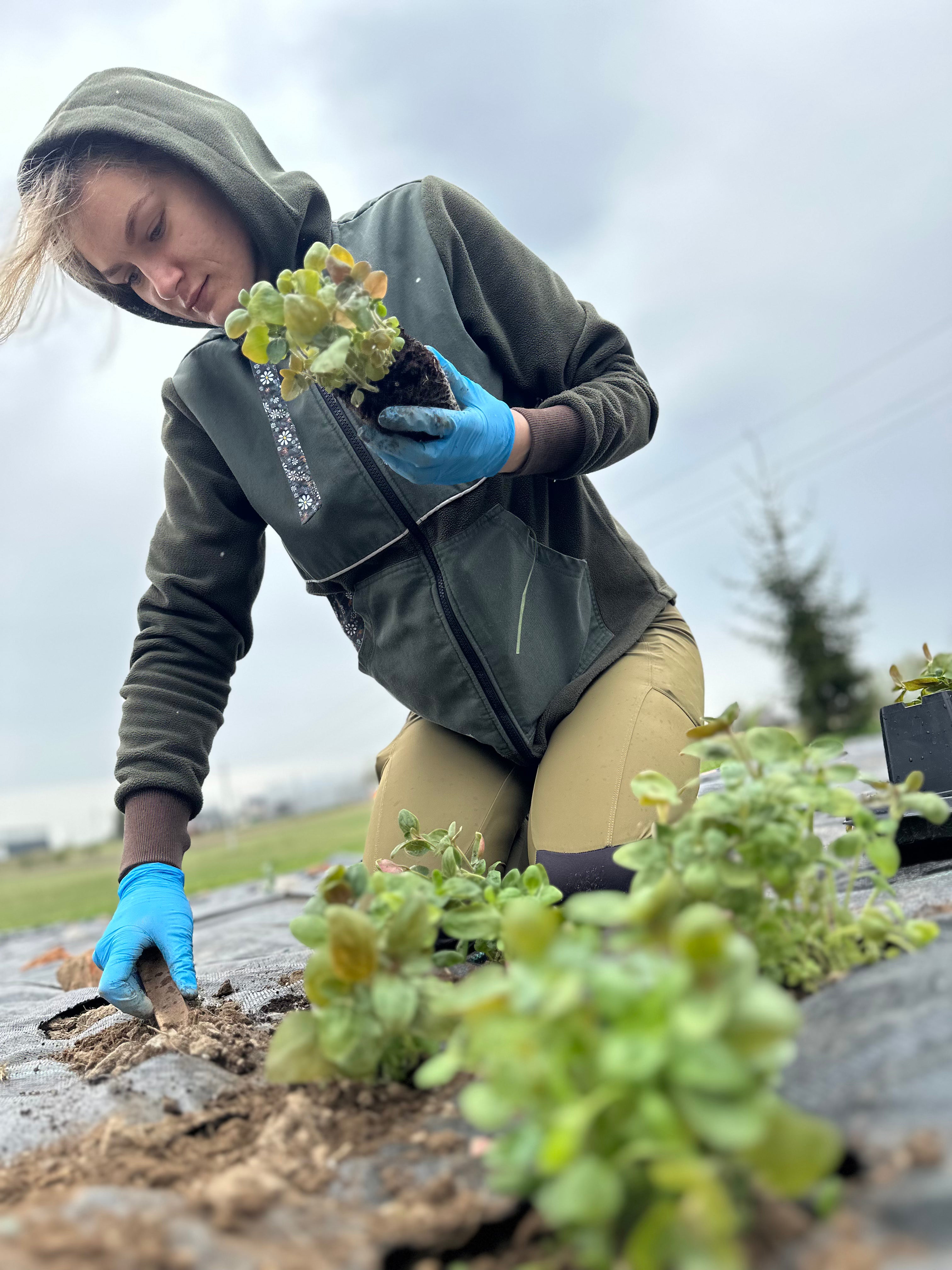 Garden hoodie with pockets