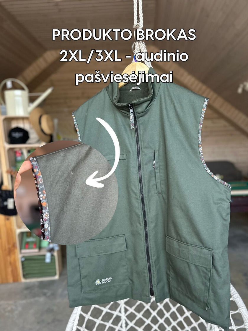 Dvipusė vyriška liemenė SU BROKU - 2XL/3XL