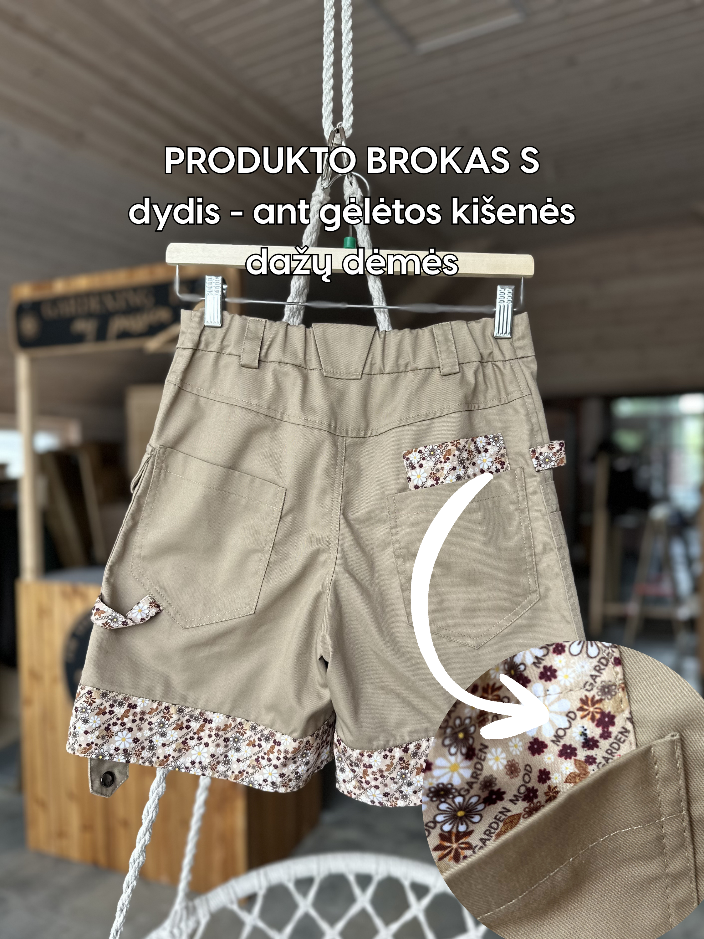 Garden shorts (sand)