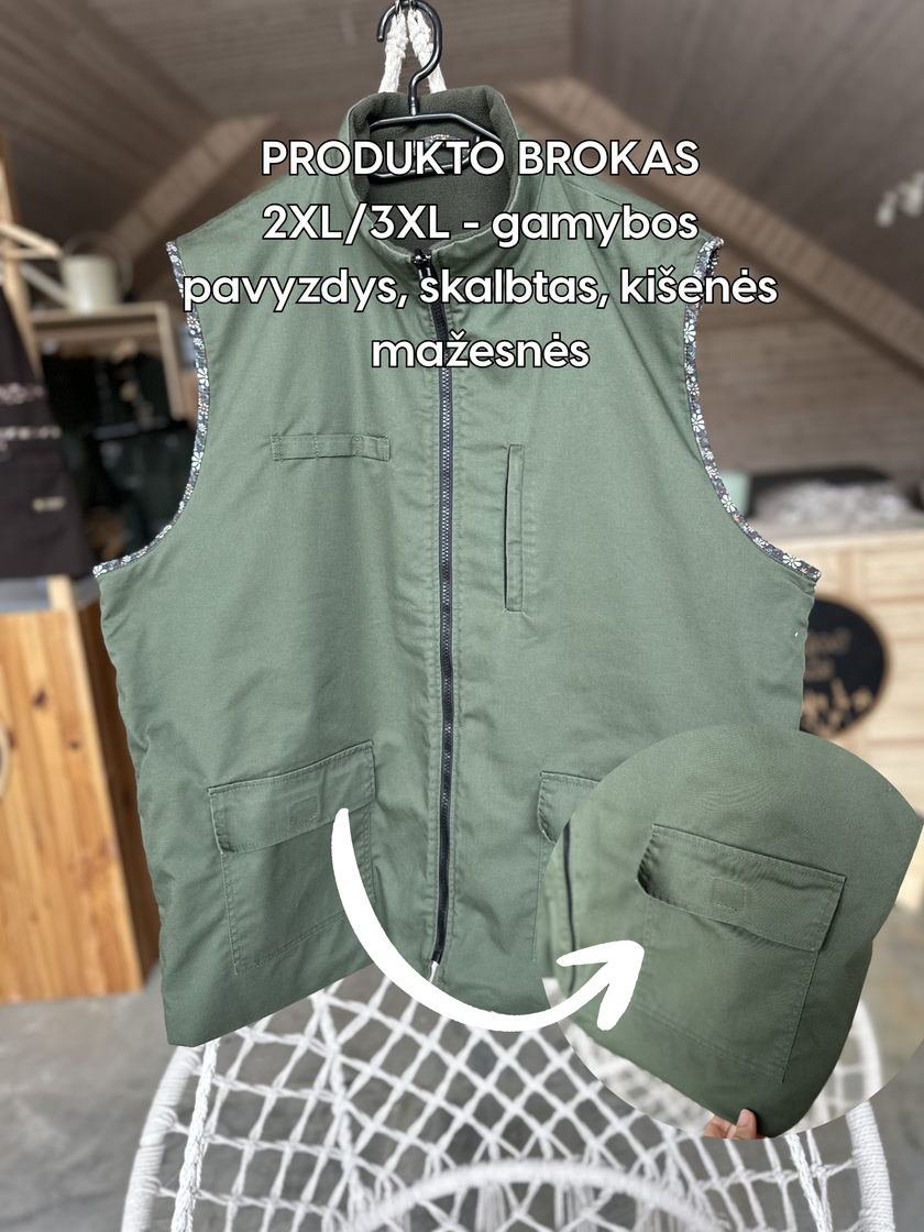 Men's Reversible Vest WITH DEFECT - 2XL/3XL