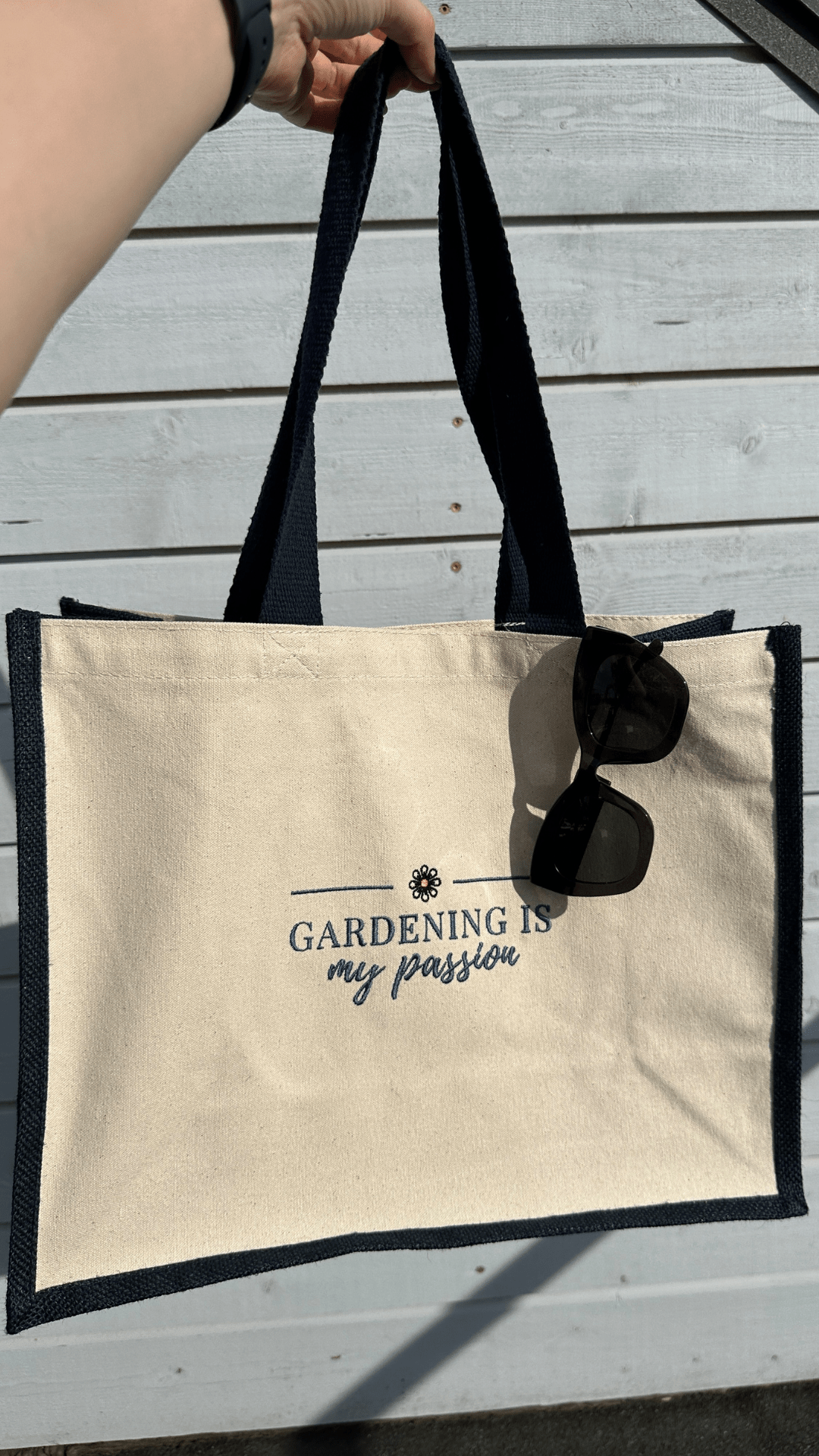 Large bag "Gardening is my passion"