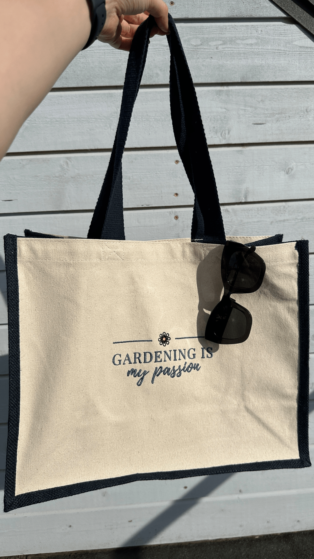 Large bag "Gardening is my passion"